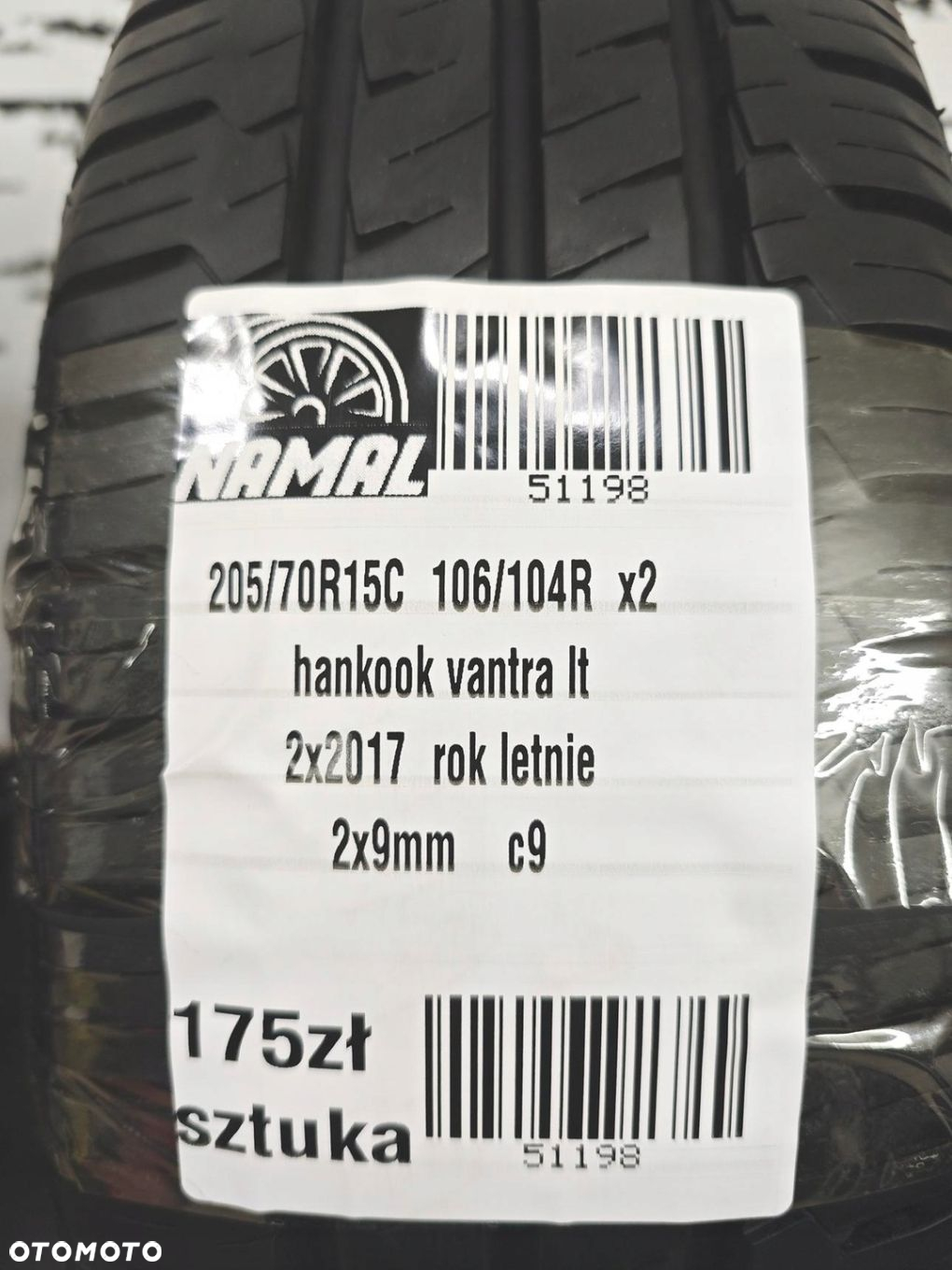 205/70R15c HANKOOK 2017 opony letnie 9mm 51198 - 8