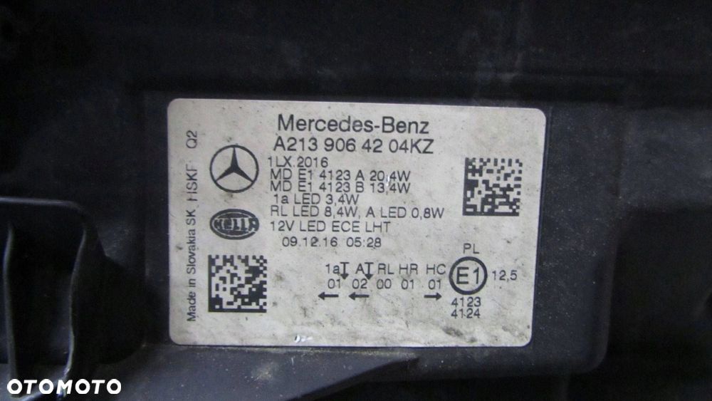 MERCEDES W213 LAMPA PARWA PRZÓD HIHG LED PERFORMANCE A2139064204 - 6