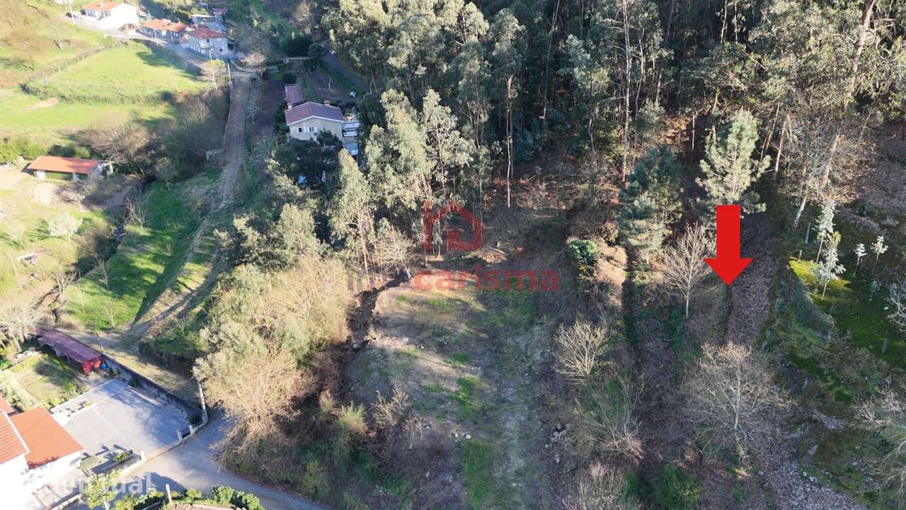 Terreno para construção com 290m2 em São Mamede de Negrelos, Santo Tir - Grande imagem: 2/4