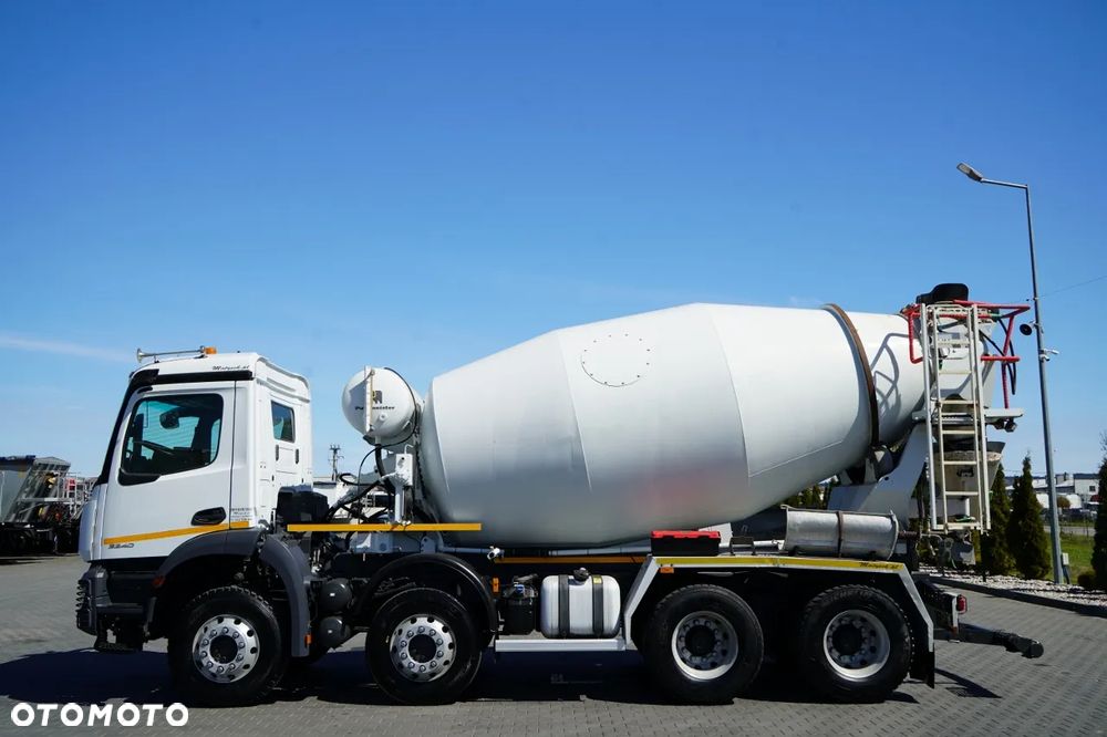 Mercedes-Benz AROCS 3240 / GRUSZKA 9M3 / 8x4 / BETONOMIESZARKA / AUTOMAT / KAMERY / ALUFELGI / - 4