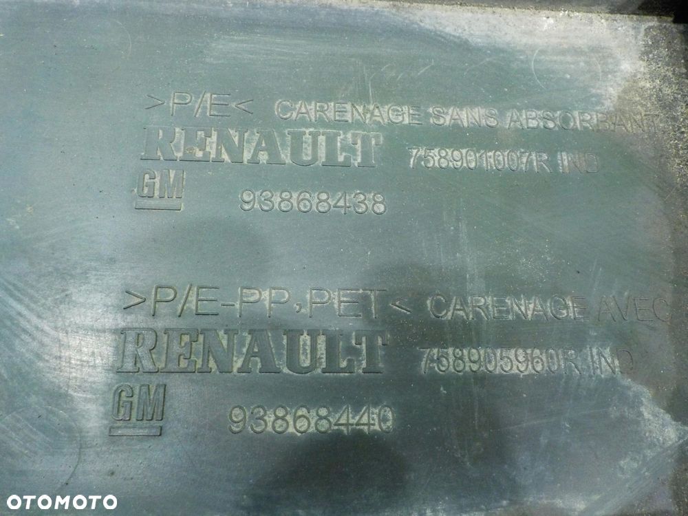 TRAFIC III VIVARO B 1.6 CDTI 18r VAN L1H1 oslona pod silnik 758901007R - 3