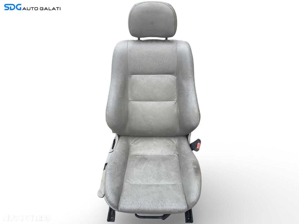 Interior Piele Gri Complet Scaun Scaune Stanga Dreapta Fata Bancheta cu Sezut si Spatar Opel Astra G Break 1998 - 2007 [LN0242] - 2