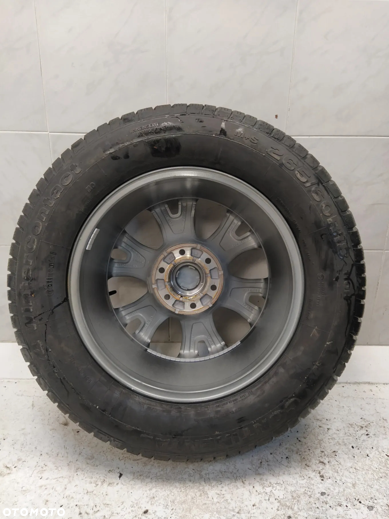 FORD RANGER FORD EVEREST 8X18 ORYGINALNE FELGI ALUMINIOWE R18 ET55 6X139.7 OPONY CONTINENTAL 265/60 KOŁA ZIMA BIEŻNIK ok 8.50mm DEKIELKI FORD NOWY KOMPLET - 11