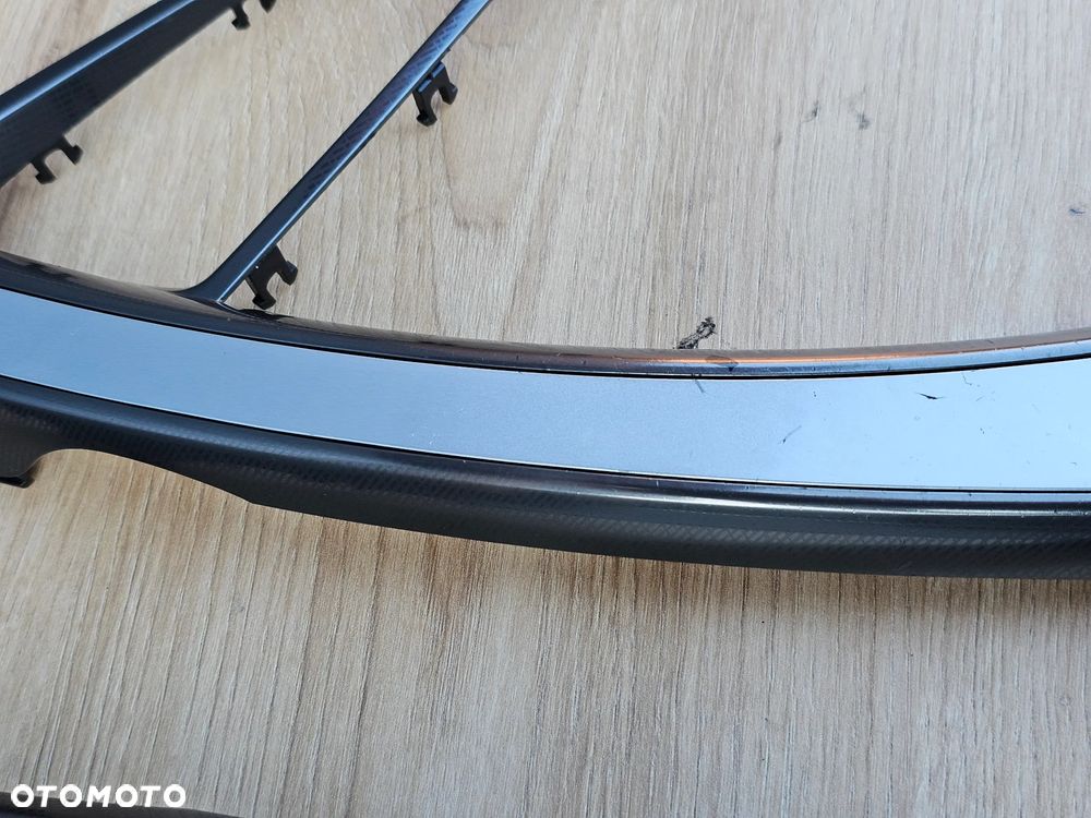 DEKORY DRZWI LISTWY RĄCZKI LEWY PRAWY PRZÓD OPEL ASTRA J SREBRO CARBON - 14