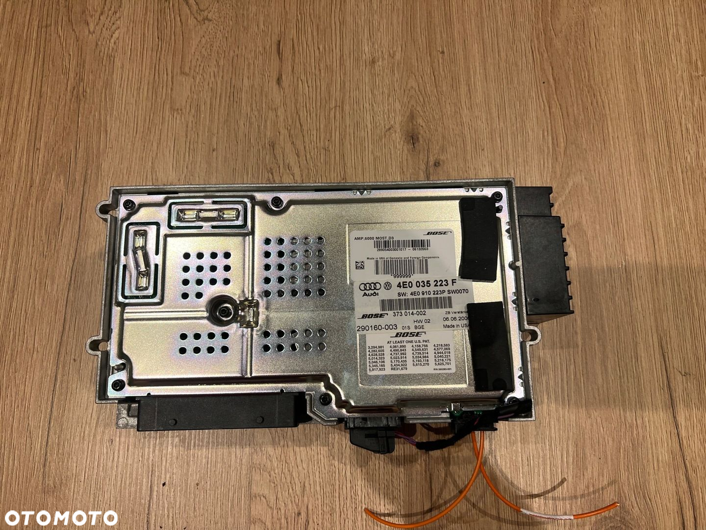 WZMACNIACZ BOSE 4E0035223F 4E0910223P AUDI A8 D3 - 3
