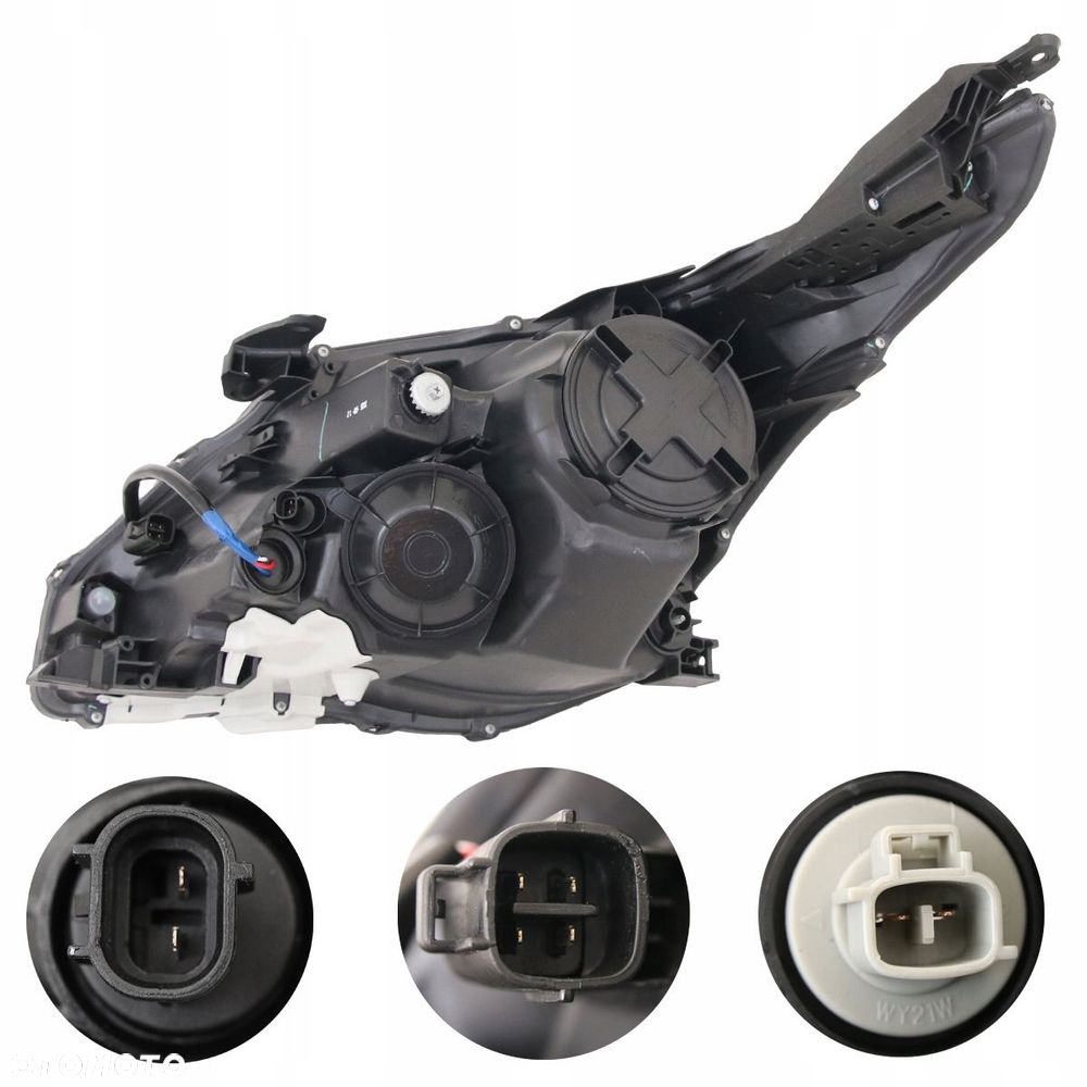 Reflektor Lampa Przód Tyc Toyota Avensis T27 2008-2012 kpl - 3