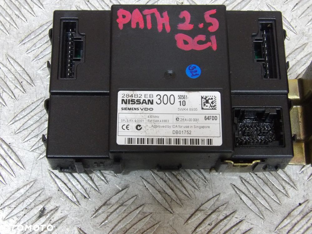 NISSAN PATHFINDER R51 NAVARA D40 2,5 DCI KOMPUTER SILNIKA ZESTAW STARTOWY - 10