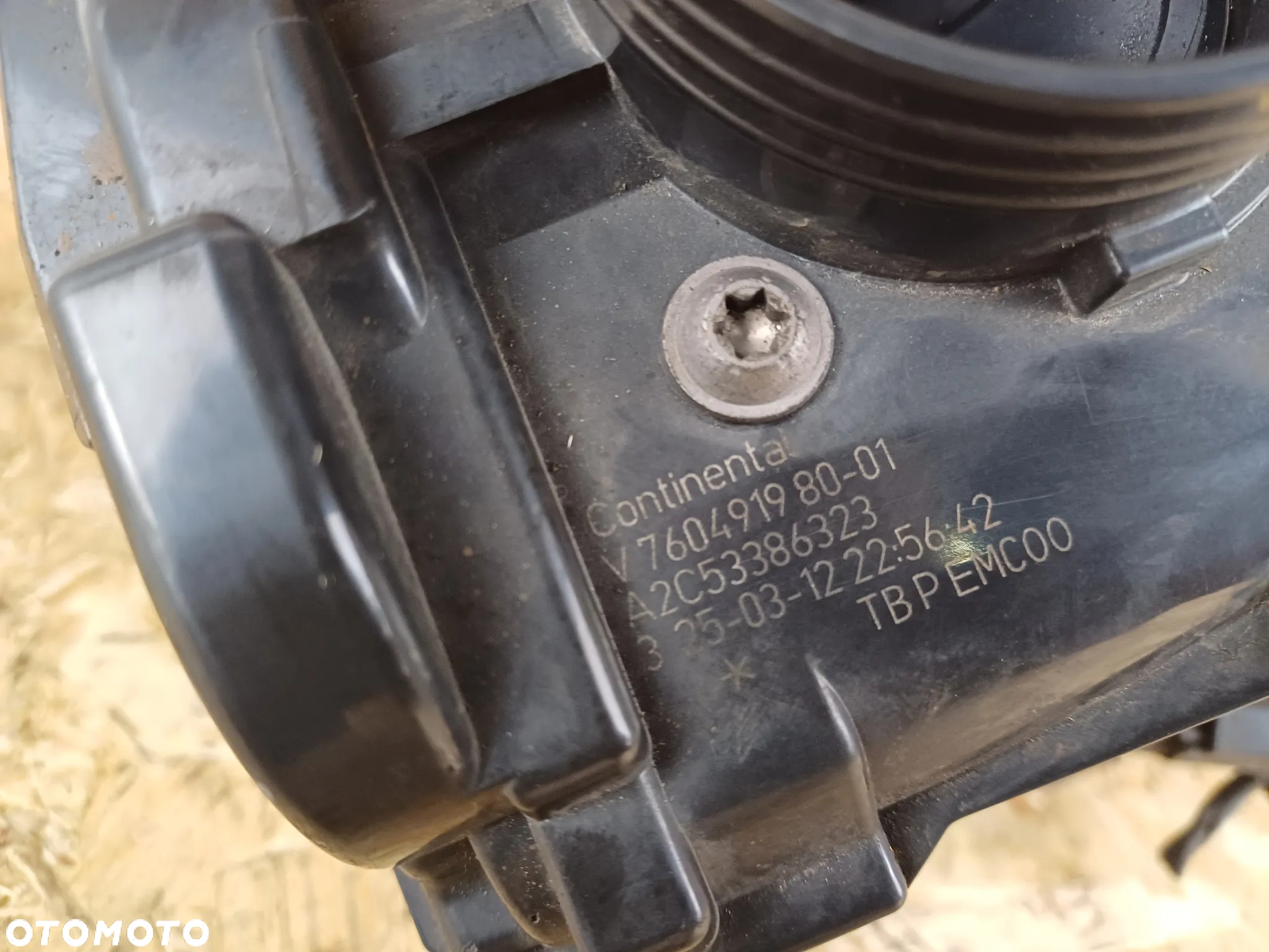 KOLEKTOR SSĄCY + Przepustnica Citroen Peugeot Mini Continental V760459780 V760491980 - 3