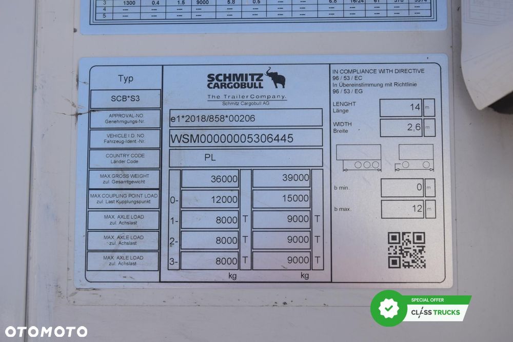 Schmitz Cargobull SKO FP 60 ThermoKing SLXi 300 - 15