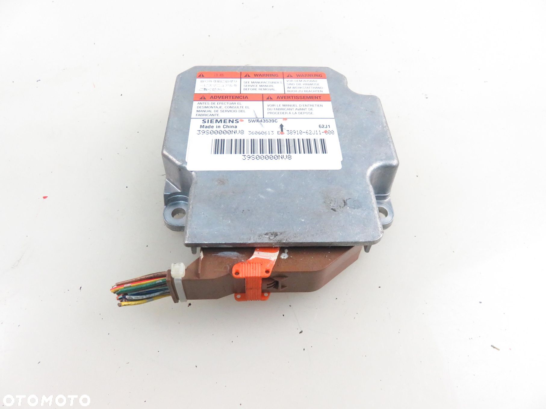 MODUŁ AIRBAG SUZUKI SWIFT III (MZ, EZ) 3891062J11 5WK43539C - 1