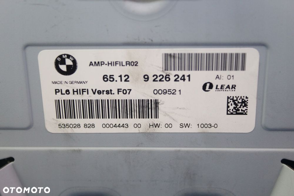 BMW 5 GT F07 F10 F01 WZMACNIACZ HIFI AUDIO - 3