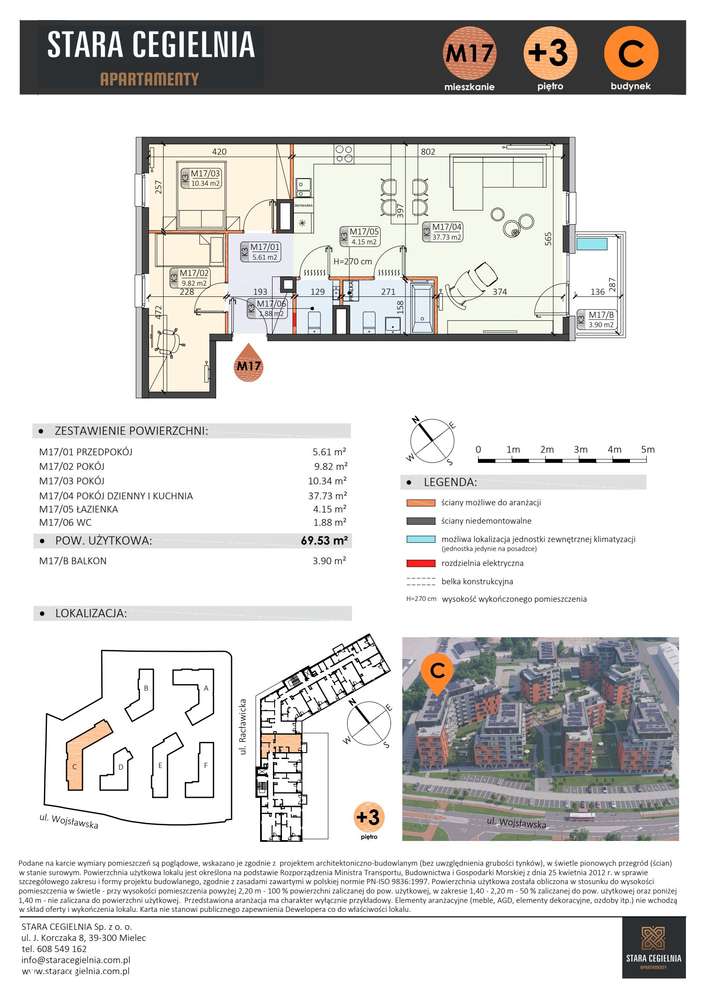 3-pokojowe mieszkanie 69m2 + balkon Bez Prowizji - Pełny obrazek: 2/7