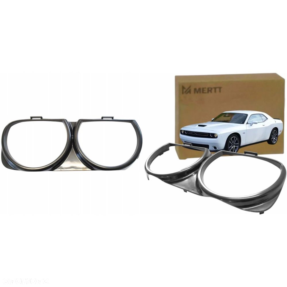 Ramki okulary mocowania lamp LEWY PRAWY przód Dodge Challenger 2015+ KPL - 1