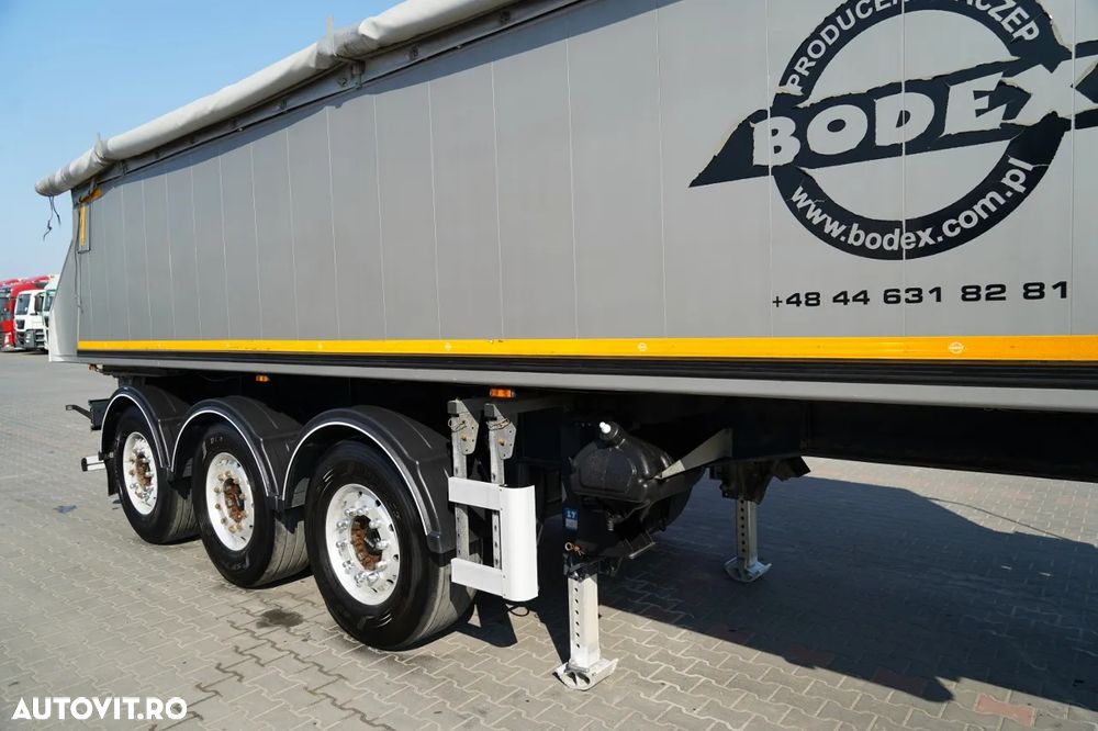 Bodex BASCULĂ BODEX 25 m3 / ALUMINIU / 2X AXE RIDICATIVE / 5.300 KG / JANTE DIN ALIAJ / - 9