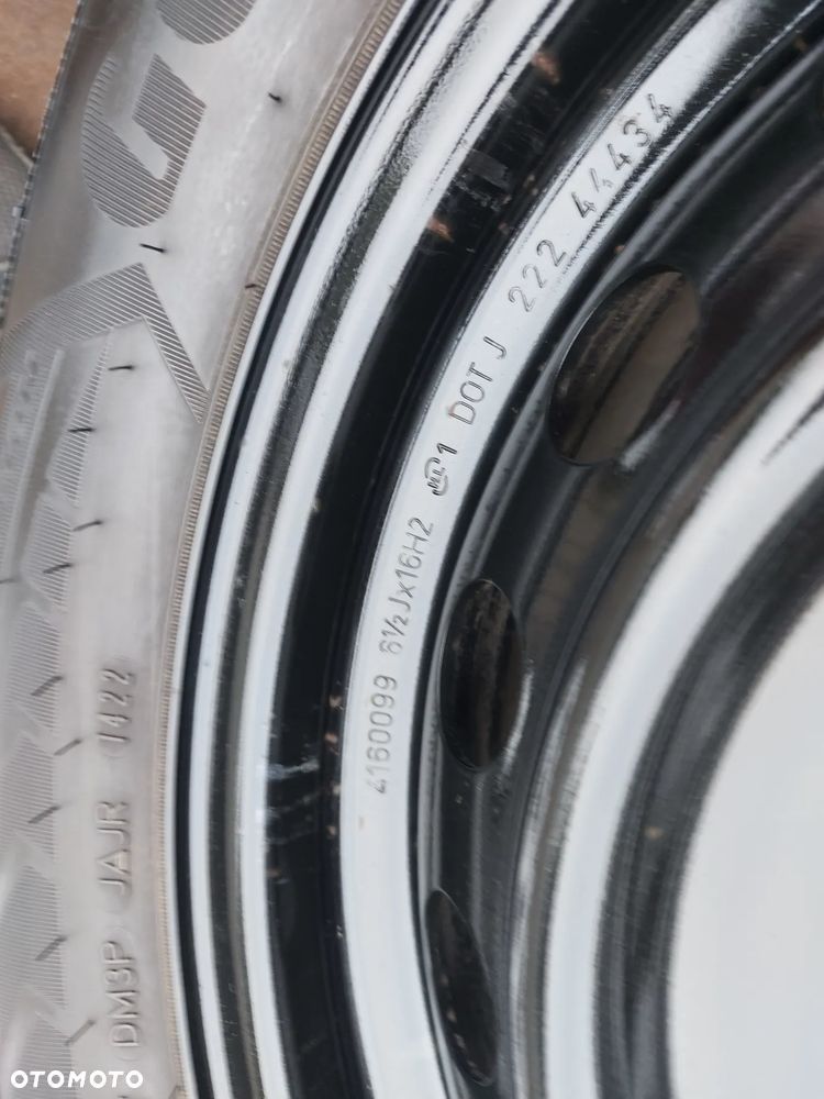 TOYOTA AURIS COROLLA FELGI STALOWE R16 6.5J ET45 5X114.3 OPONY ZIMOWE 205/65 R16 GOODYEAR ULTRAGRIP 8 DOT22 KOŁPAKI - 18