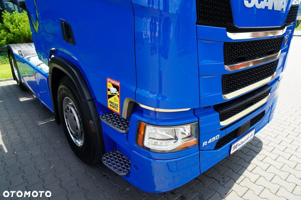 Scania R 450 / RETARDER / KLIMA POSTOJOWA / ALUFELGI / OPONY 100% / / EURO 6 - 9
