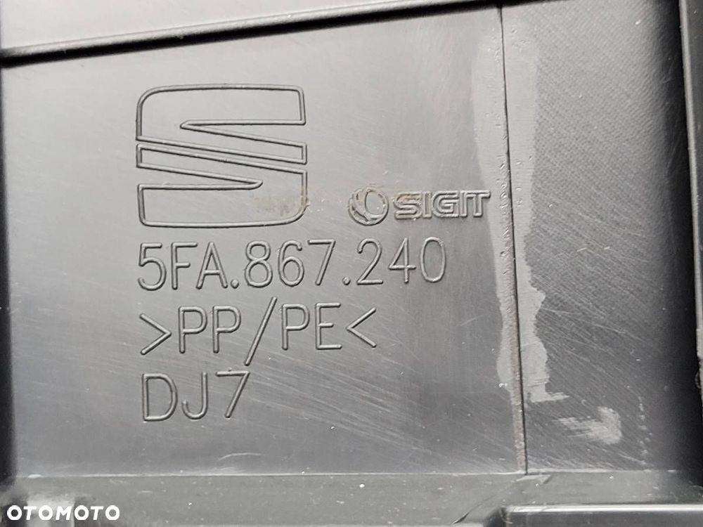 OSŁONA SŁUPKA B PRAWA ŚRODKOWEGO SEAT LEON IV 5FA867240 5FA867244 - 5
