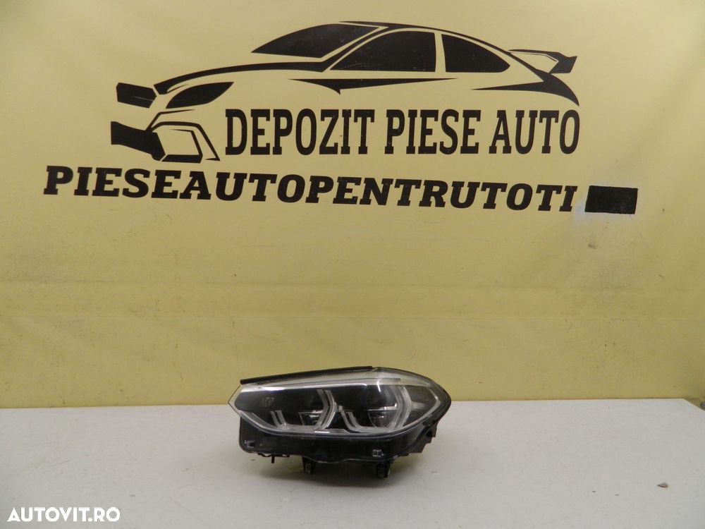 Far stanga BMW X3 / X4 G01 G02 Full LED Adaptive, 2021, 2022, 2023, cod origine 8739653-02. - 1