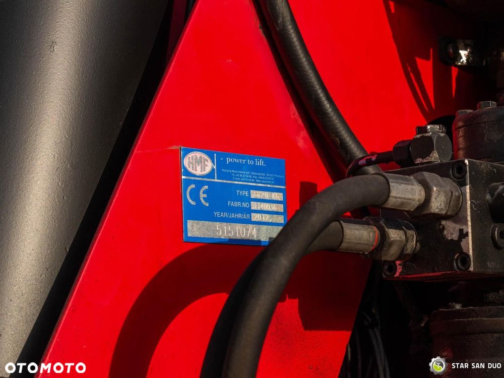 Volvo FM 420 6x2 HMF 3820-K6 Fly Jib Hds Żuraw - 12