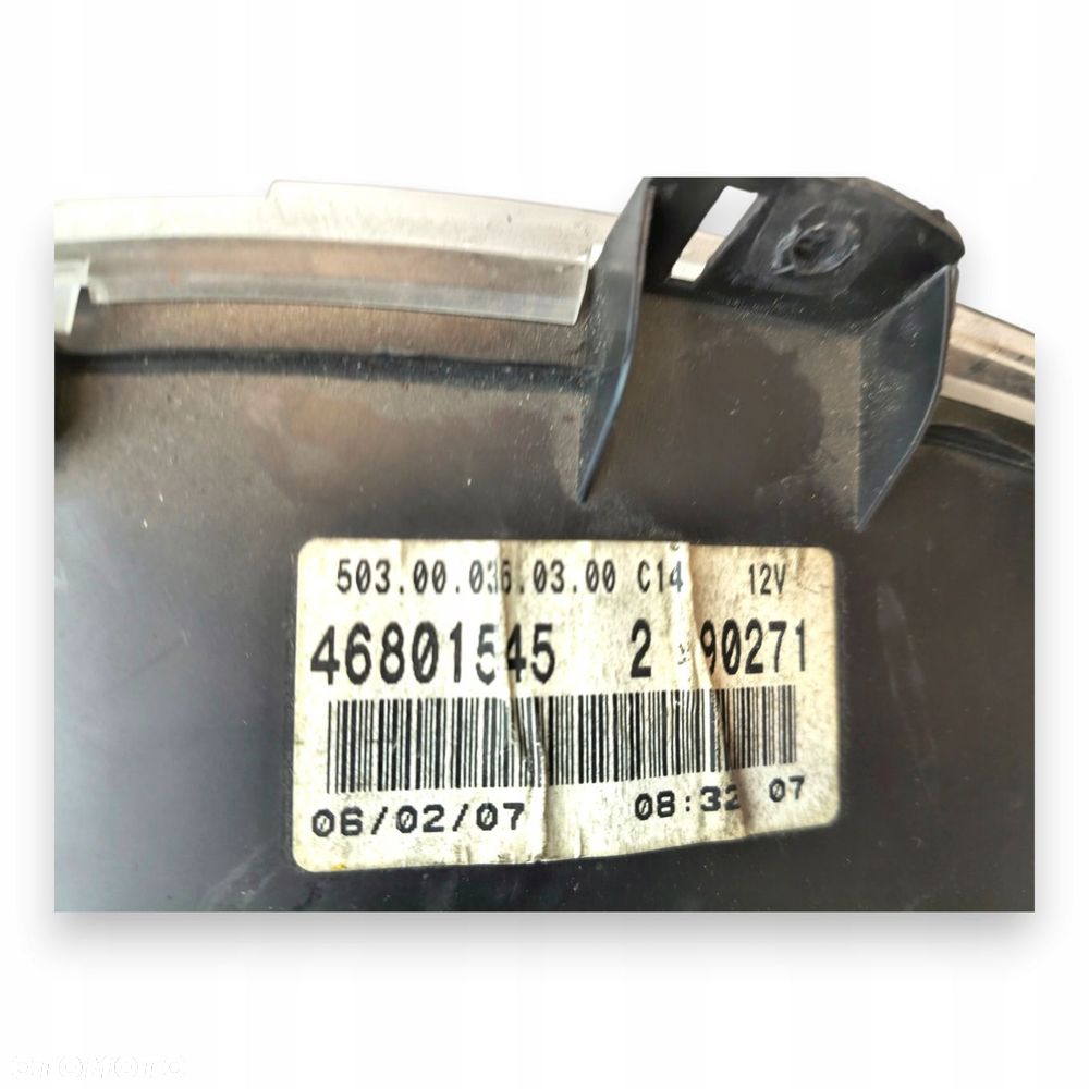 LICZNIK ZEGARY 46801545 Fiat Panda II 1.1 1.2 8V Benzyna 213 014km europa - 2