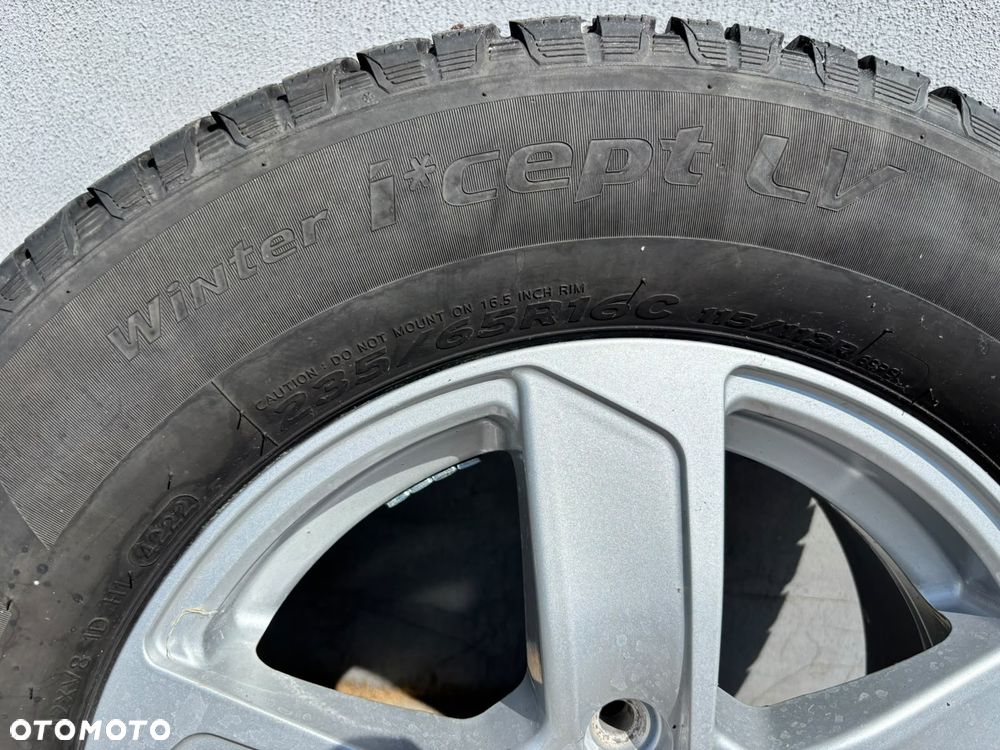 VW CRAFTER II KOMPLET KÓŁ HANKOOK 235/65/16C ZIMA VANTRA LT WINTER I*CEPT LV FELGI ALU - 6