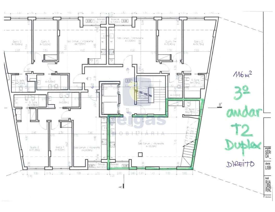 T2 Duplex - Novo Empreendimento em Fitares - Lote 133 - Grande imagem: 3/9