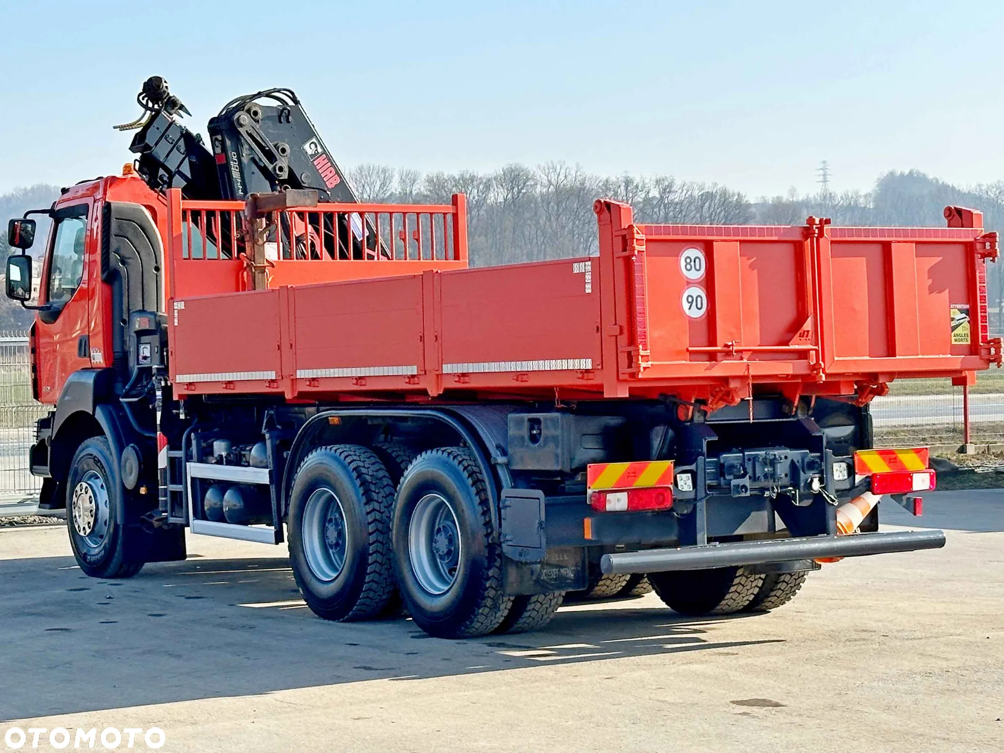 Renault Kerax 430 * WYWROTKA 5,40 m * HIAB 144 E - 3 HIDUO + PILOT / 6x4 - 6