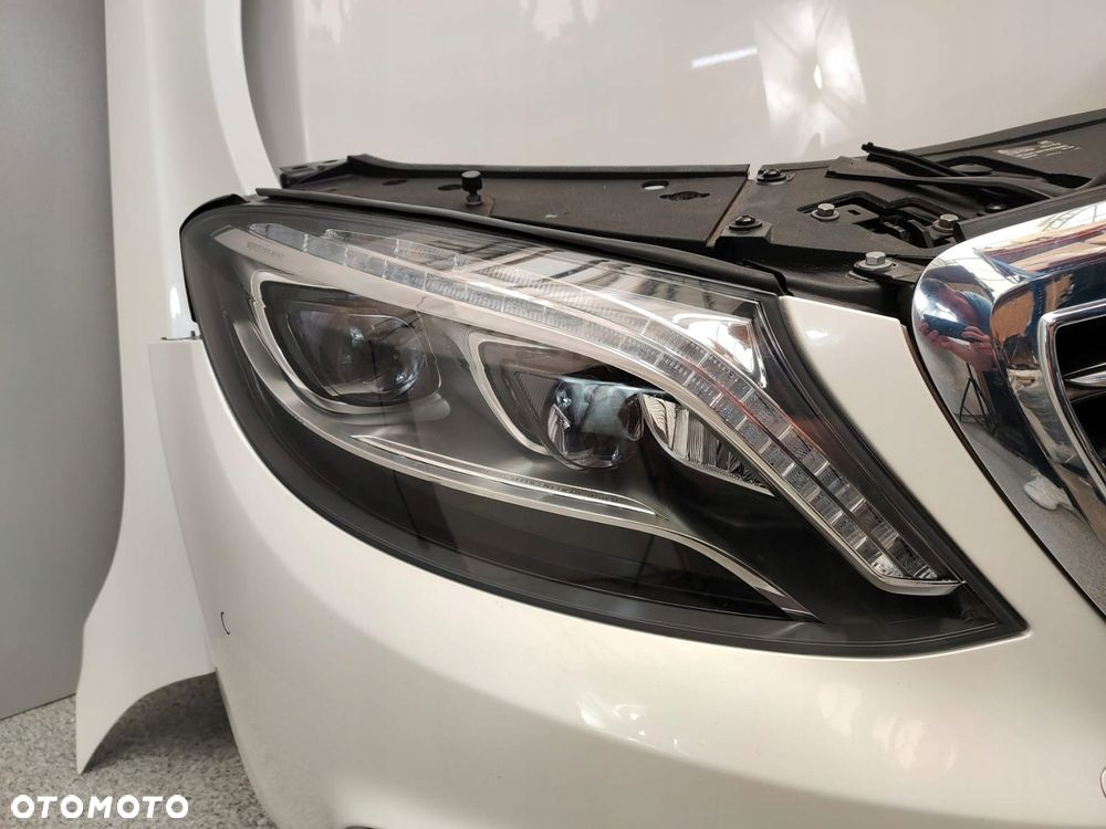 MERCEDES W222 AMG PRZÓD ZDERZAK PAS LAMPY MASKA - 3