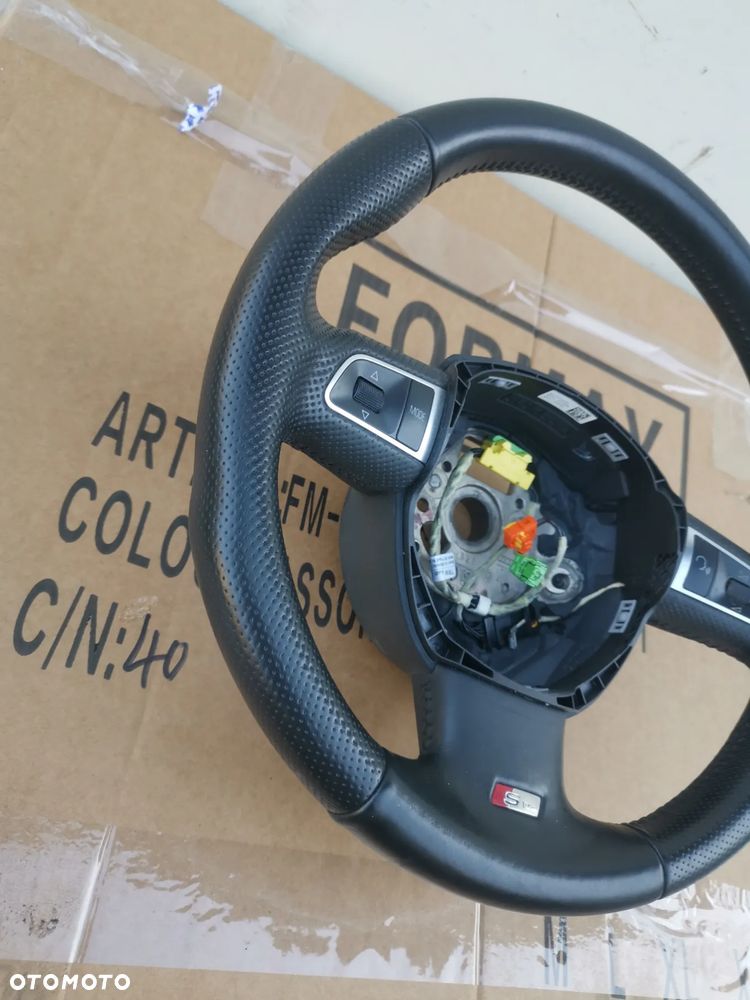 KIEROWNICA S-LINE ŁOPATKI  MULTIFUNKCJA AUDI A4 B8 8K0419091BC ŁADNA - 2