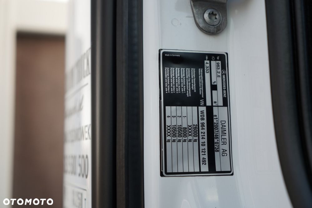 Mercedes-Benz AROCS 2640 / 6x4 / SKRZYNIOWY - 6,5 M / HDS HIAB 144 / wysów: 12,5 M / EURO 6 / STEROWANIE RADIOWE / ROTATOR / - 36