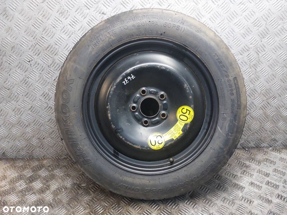 DOJAZDÓWKA KOŁO 5x108 4Jx16 ET25 FI63,4 125/90R16 FORD MONDEO MK4 1S71MH - 1