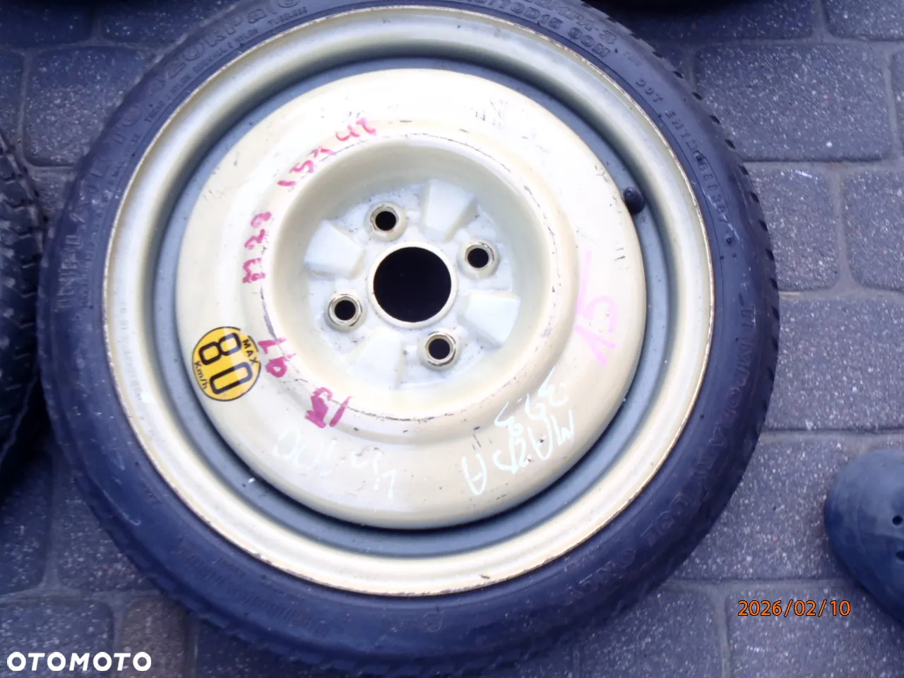 felga felgi koło dojazdowe mazda honda 4x100 14 - 8