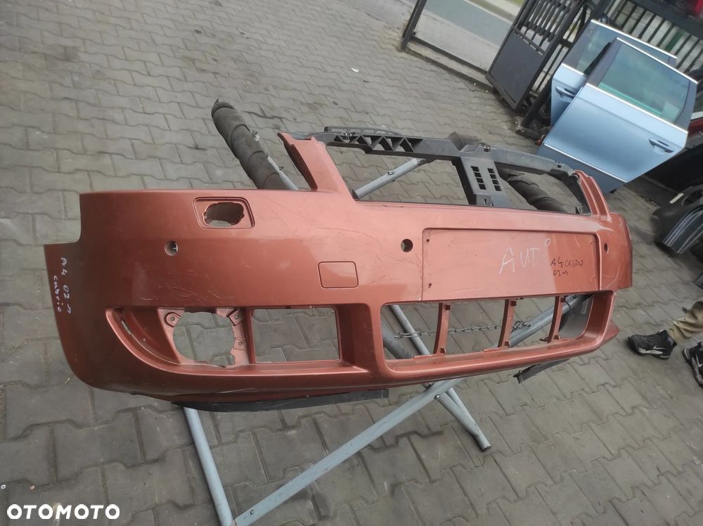 AUDI A4 S4 B6 CABRIO ZDERZAK PRZÓD PRZEDNI POMARAŃCZOWY SPRYSKI XENON PDC CZUJNIKI PRAKOWANIA WYSYŁKA !!! - 3