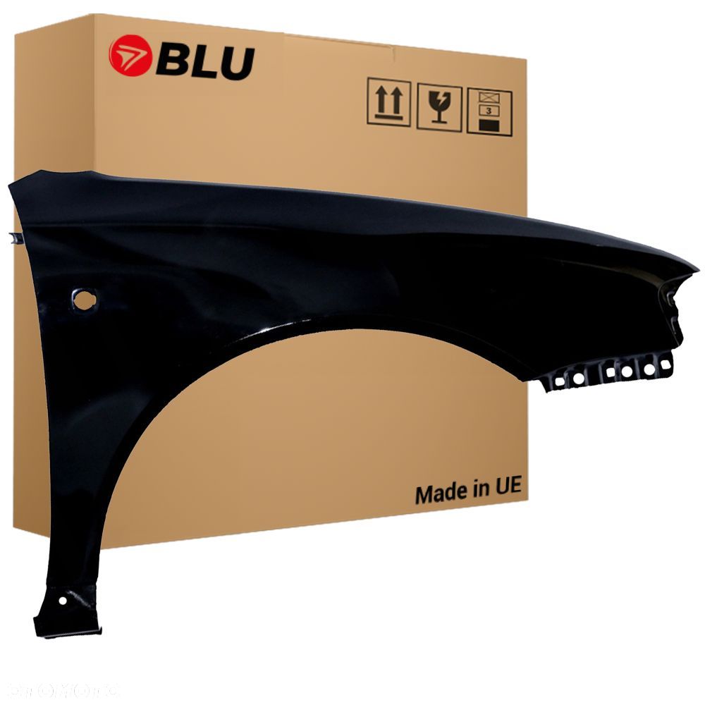 BLU Błotnik AUDI A3 8L LY9B prawy czarny 1996-2000 przód BrillantSchwarz - 1