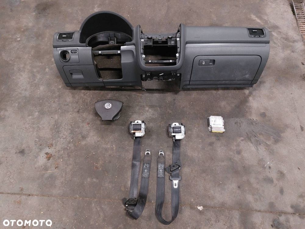 ZESTAW AIRBAG POSTRZAŁOWY VW JETTA V 1K4857706AD 1K4857705AC 1K0909605T - 1