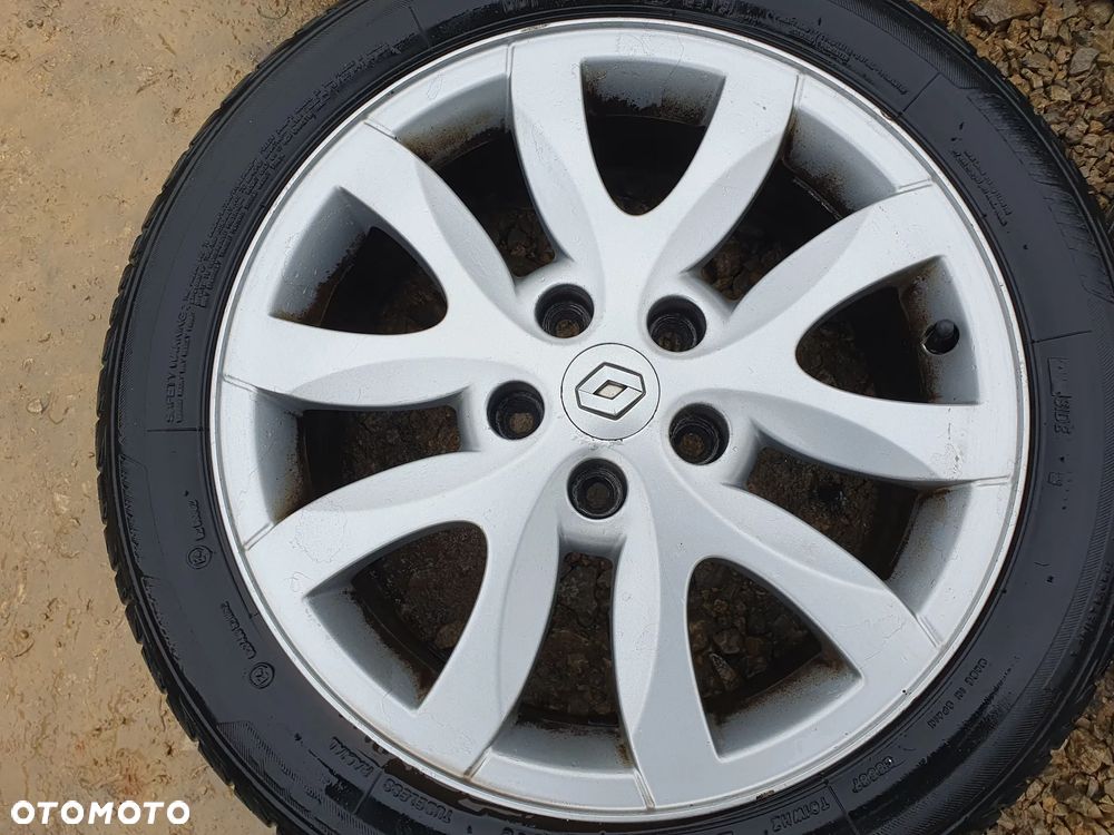 RENAULT 4X KOŁA ALUFELGI 17" 7J ET47 5x114.3 ORYGINALNE FELGI ALUMINIOWE 8200589047 SPIDER + OPONY 45/225/R17 6MM KOMPLET KÓŁ - 2
