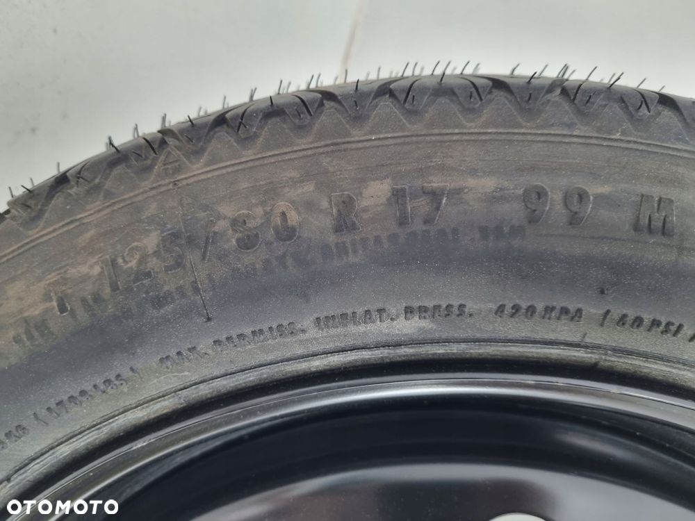 KOŁO DOJAZDOWE 125/80 R17 9209872 5x108 dojazdówka Volvo S60 I V70 II S80 I - 7
