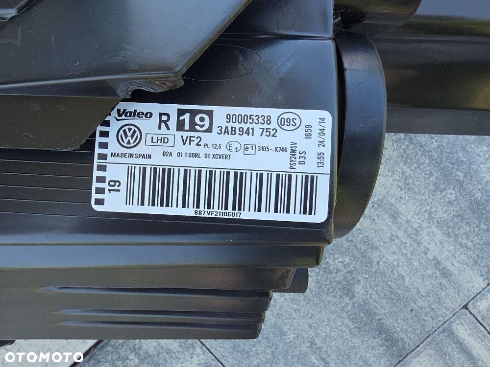 VW PASSAT B7 3AB Lampa prawa przód Bi-Xenon Dynamic Led 3AB941752 19 - 9