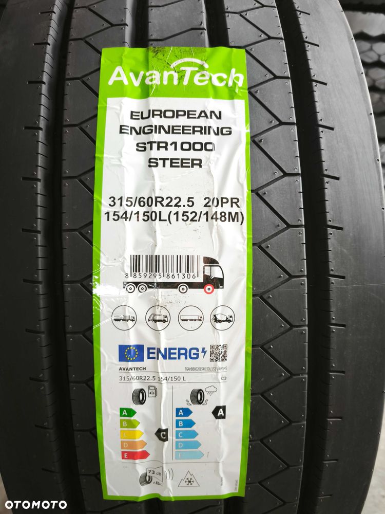 NOWE opony 315/60R22.5 Avantech STR1000 - MEGA JAKOŚĆ -c.brutto - 4