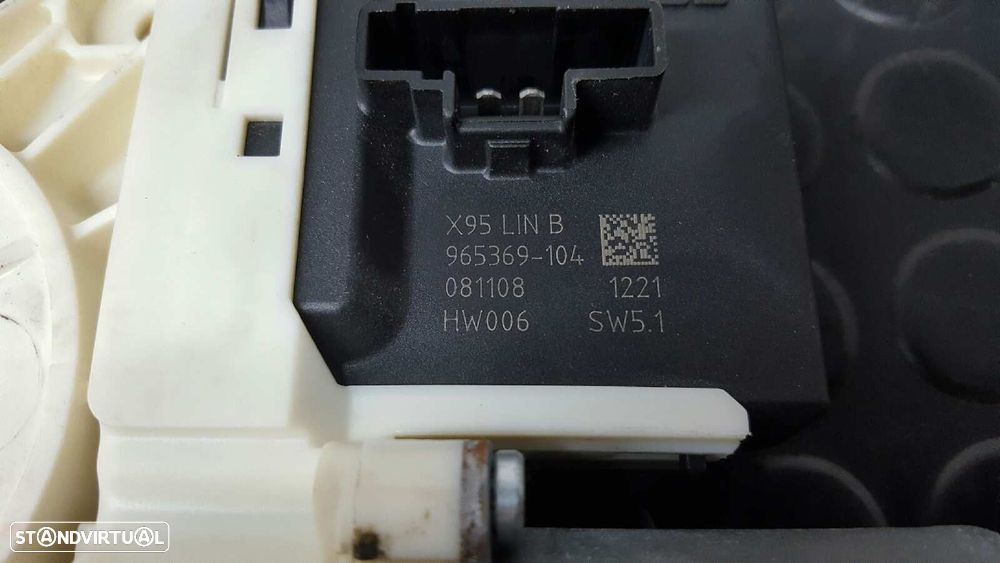 MOTOR ELEVADOR TRASEIRO DIREITO RENAULT MEGANE III BERLINA 5 P DYNAMIQUE - 3