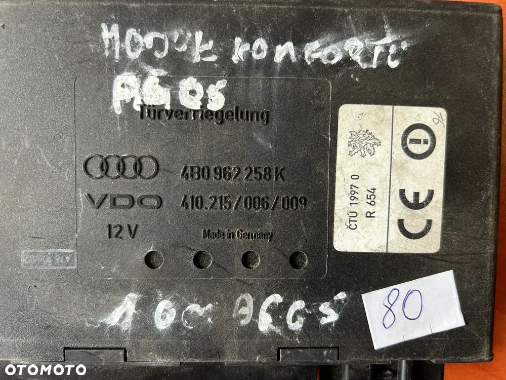 MODUŁ KOMFORTU AUDI A6 C5 4B0962258K - 5
