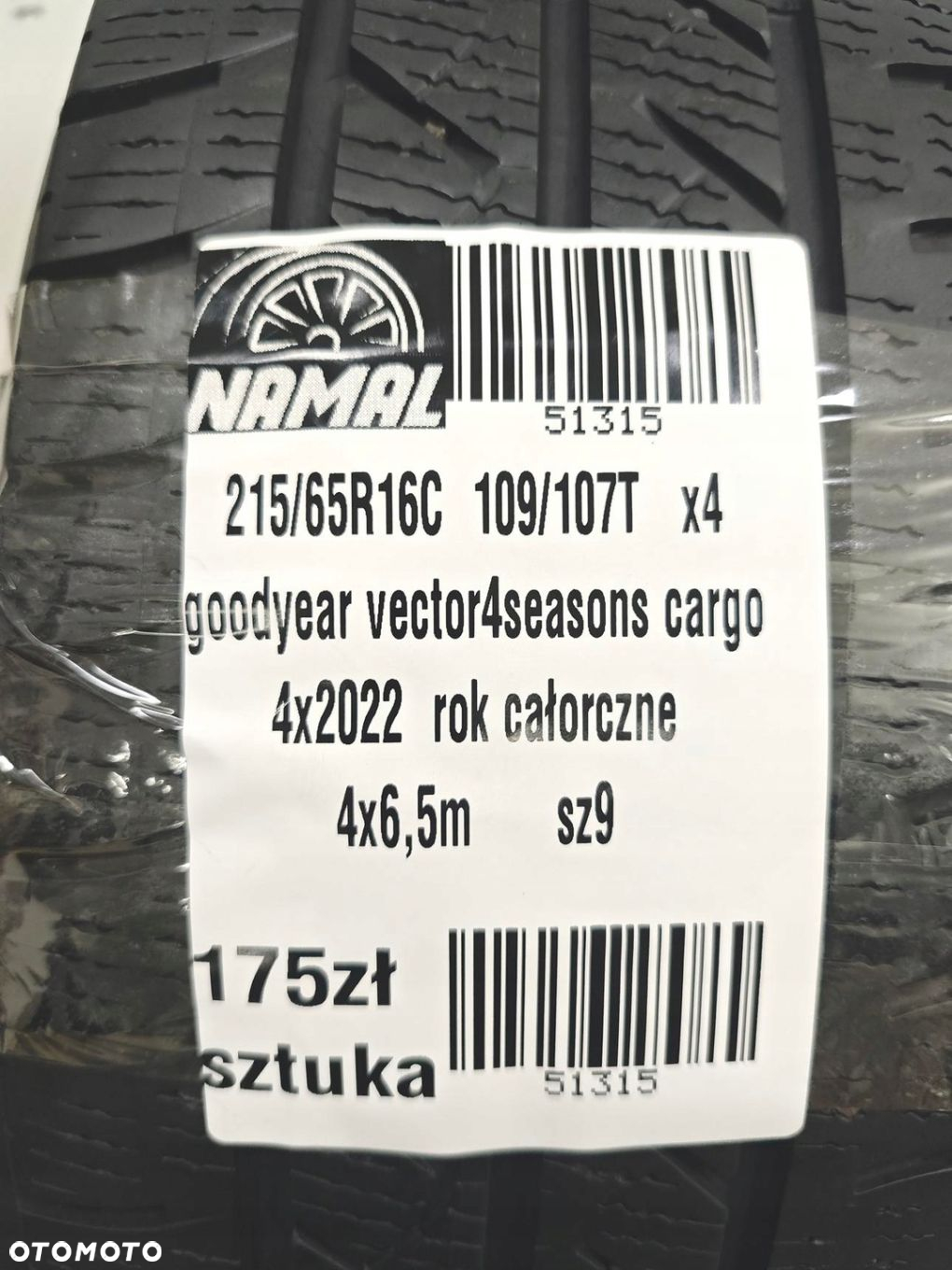 215/65r16c goodyear 2022 opony całoorczne 6,5mm 51315 - 11