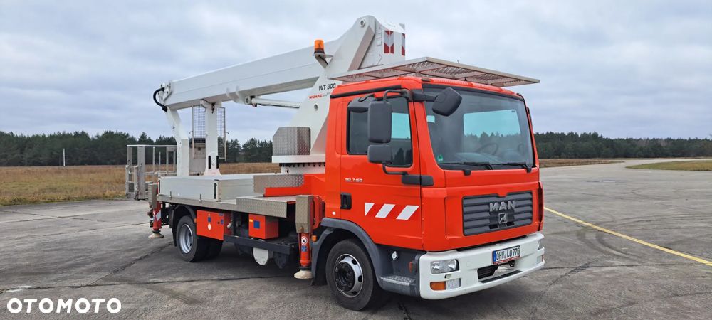 MAN Podnośnik koszowy Wumag WT300 Man TGL WT 300 2008r zwyżka ruthmann palfinger bison - 3