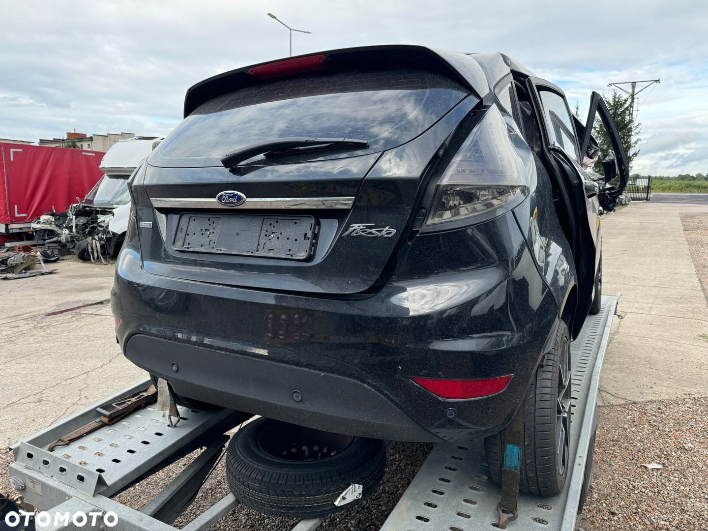 Ford Fiesta MK7 1,0 ECOBOOST tył kompletny klapa - 3