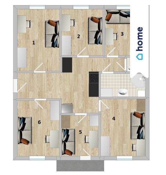 Na sprzedaż mieszkanie 6 pokoi 74,5 m2