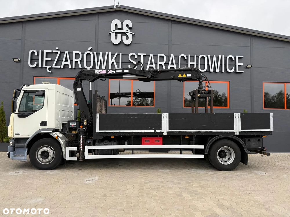 DAF LF CF 55.220 // ANGLIK // skrzynia z żurawiem HIAB 111 B-2 DUO // HDS żuraw dzwig kran Krane - 3