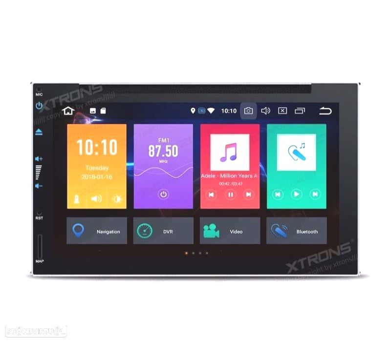 AUTO RÁDIO GPS 6.95" ANDROID 9.0 OCTA-CORE MULTIMEDIA DVD 2DIM - 1