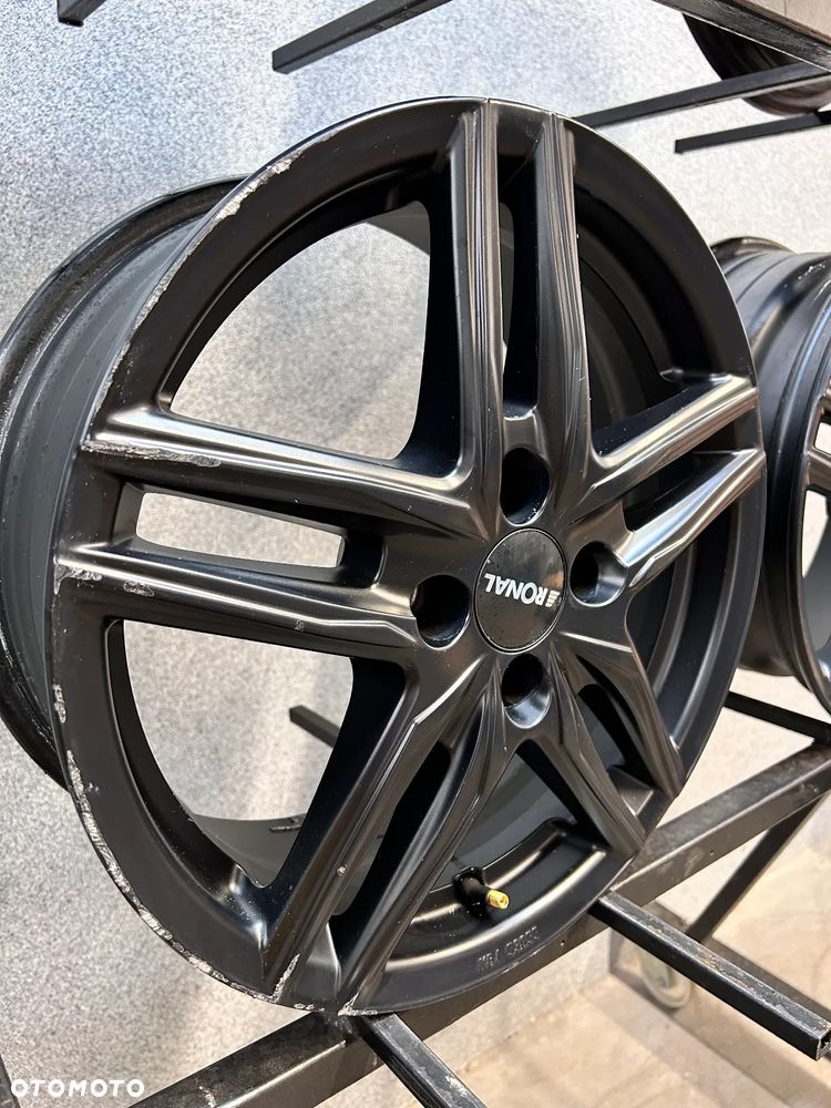 4 FELGI ALU. FIAT 500 16'' 6,5J ET35 RONAL: 65R6654.02 , KBA: 53055 - 9