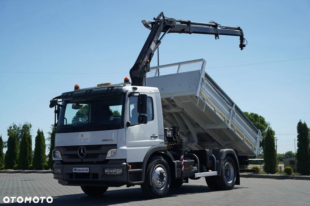 Mercedes-Benz ATEGO 15.24 / 4X2 / WYWROTKA + HDS HIAB 088 BS-2  /   ROTATOR /MANUAL - 2