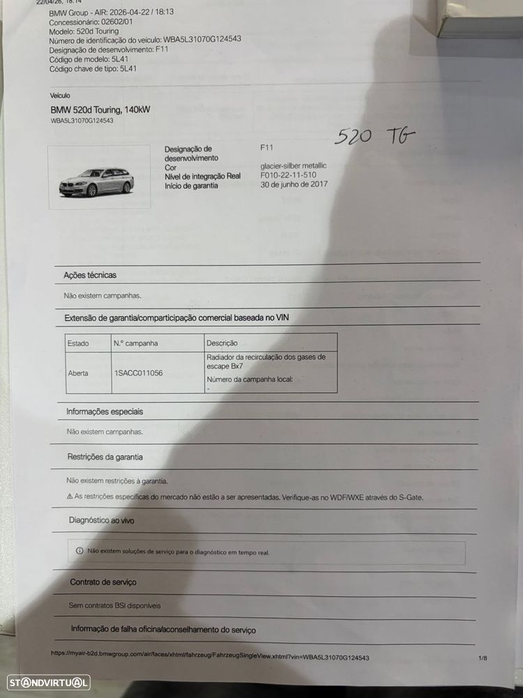 BMW 520 d Pack Desportivo M Auto - 56